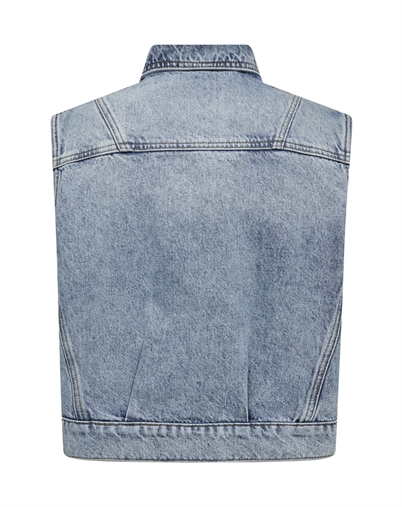 Co'Couture - Bowie CC Denim Vest - Fade Denim